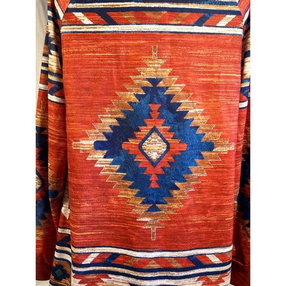 Collection by Cezele Distracted by You Southwestern Women Shirt Size Small - Picture 7 of 7